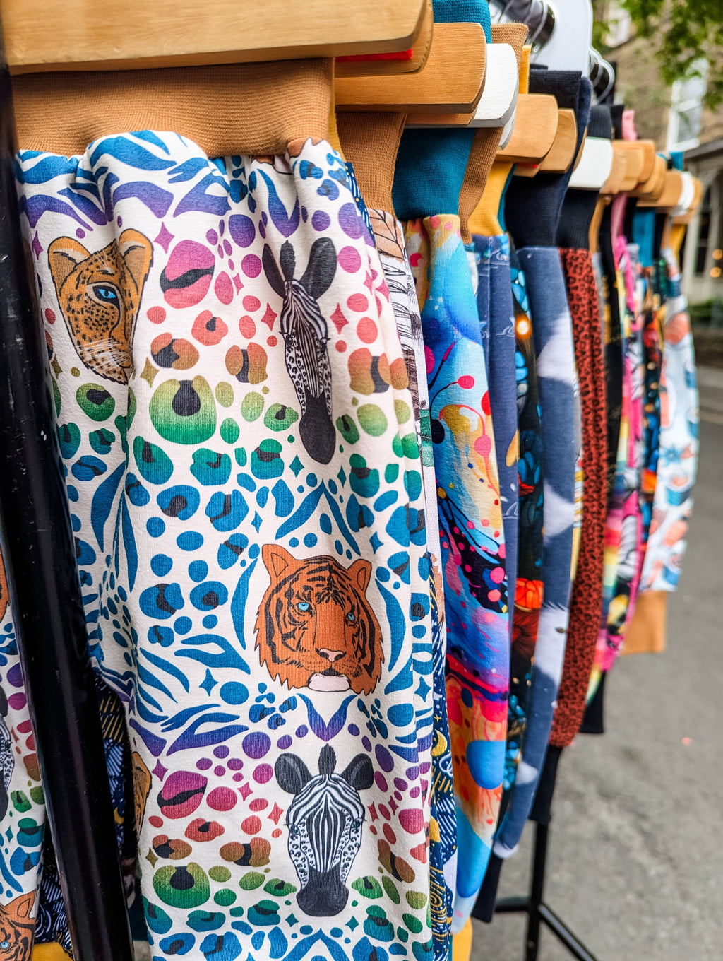 Rainbow Safari Harem Pants