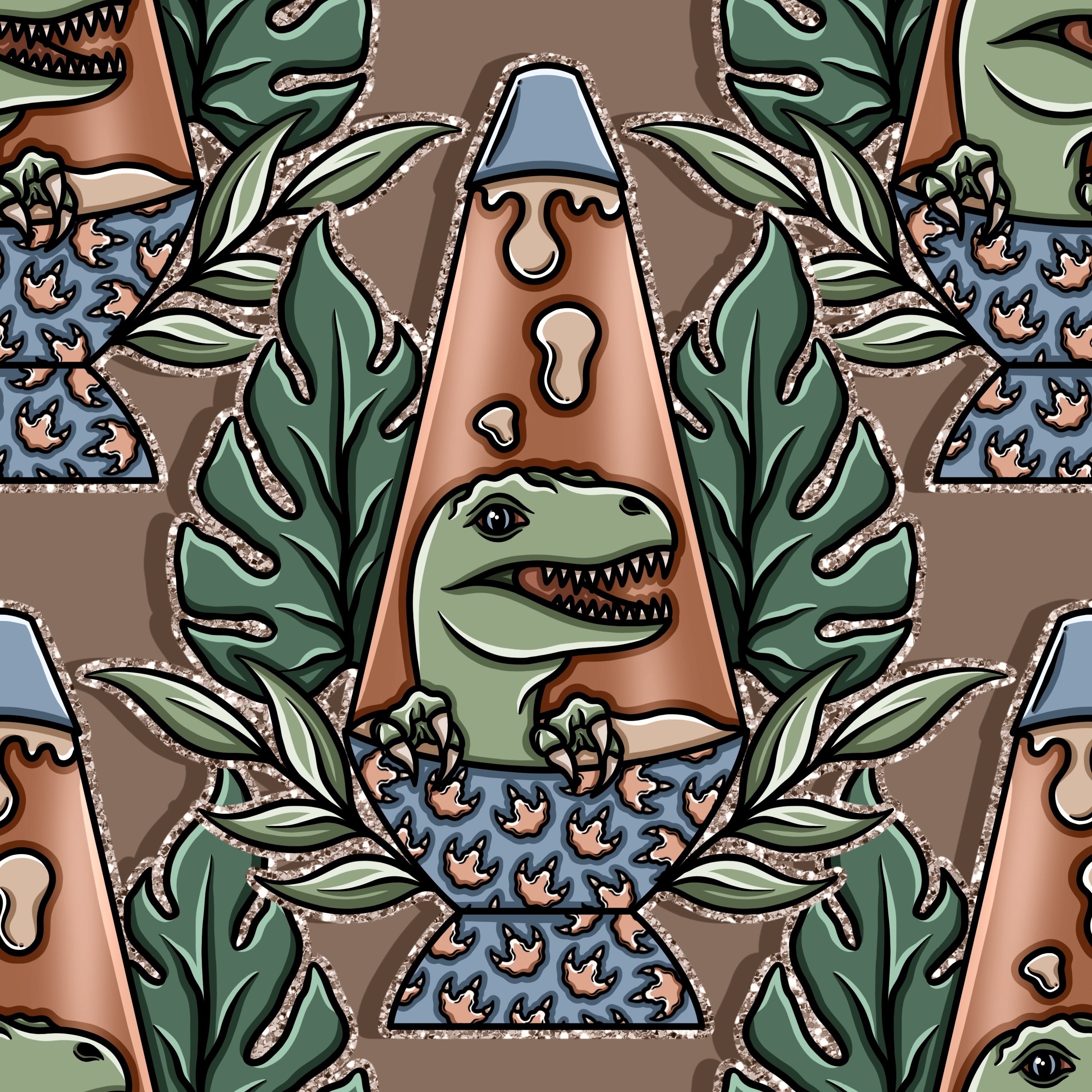 Dinosaur Lamps Dress