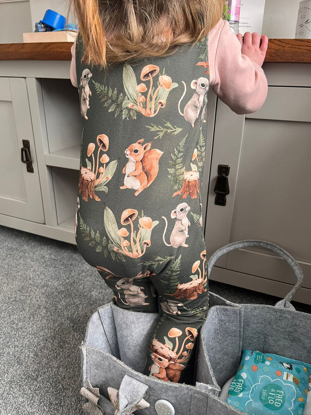 Squirrel and Mouse Romper