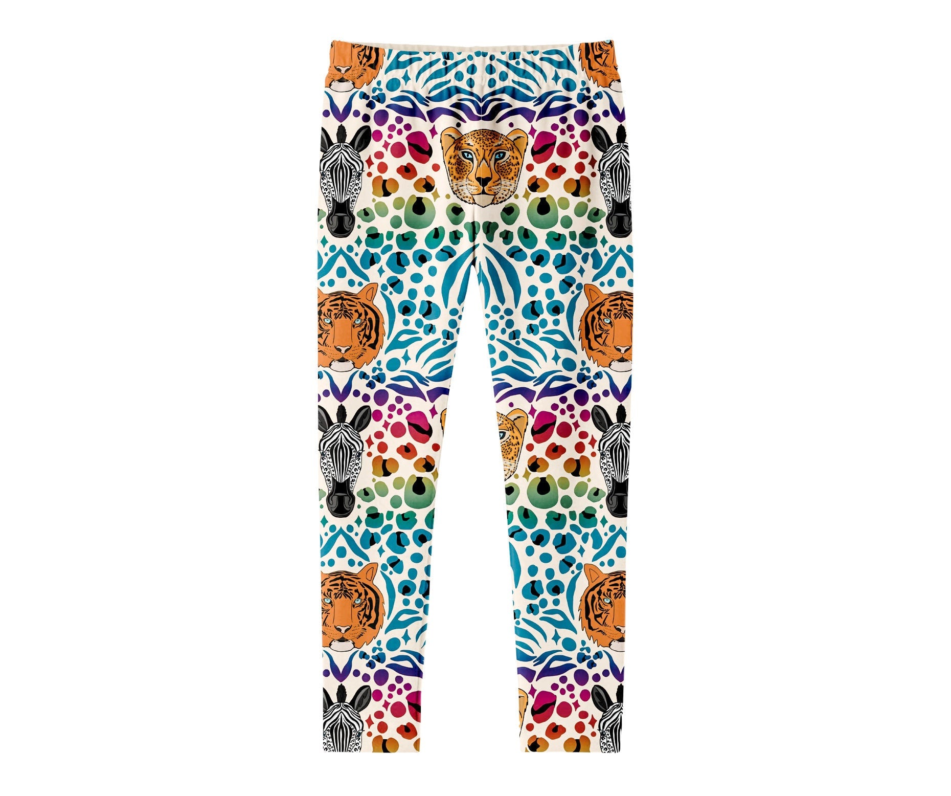 Rainbow Leopard Leggings