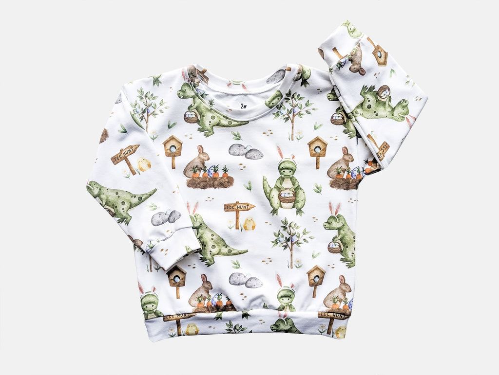 Dinosaurs and Bunnies Sweater