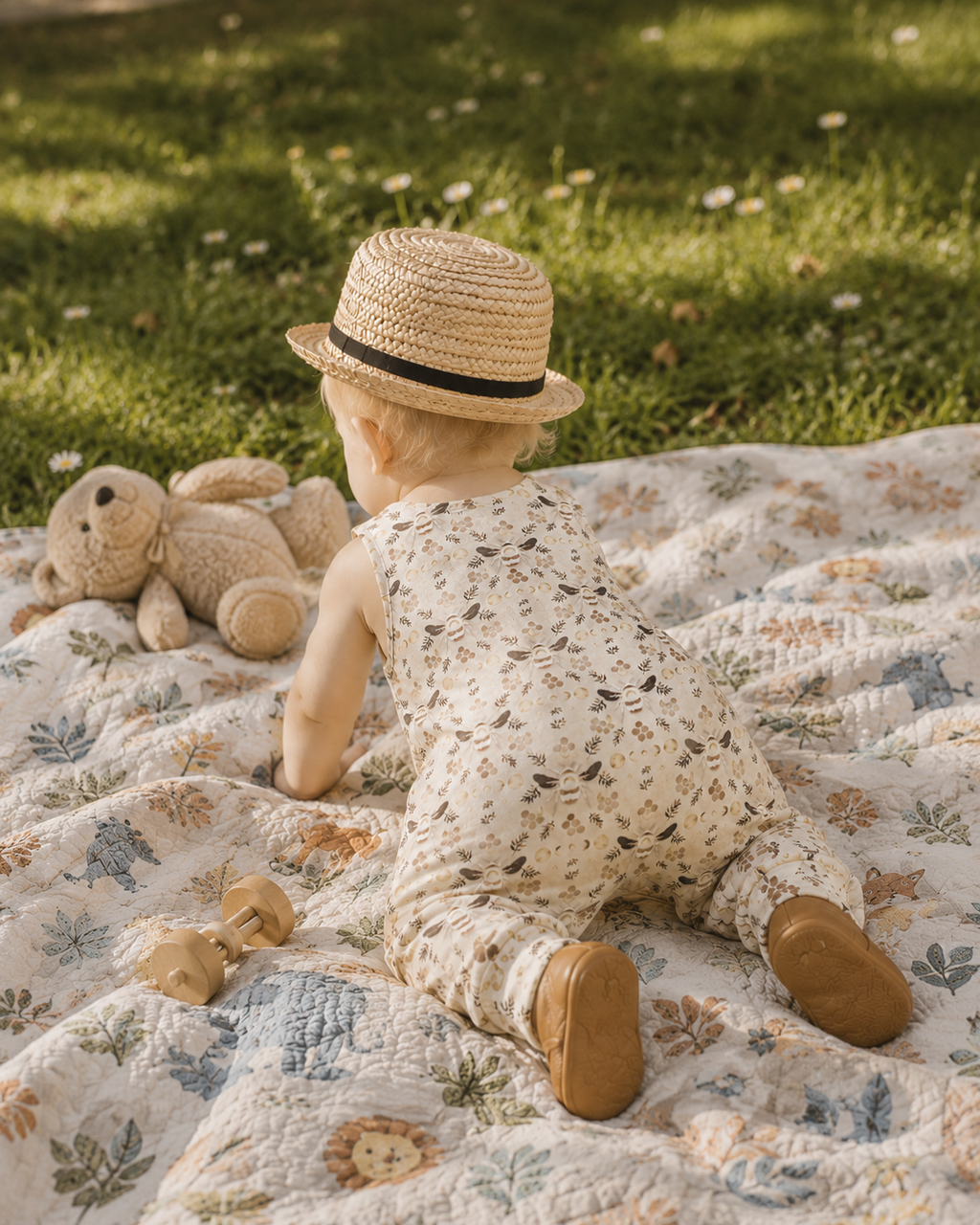 Golden Bee Romper