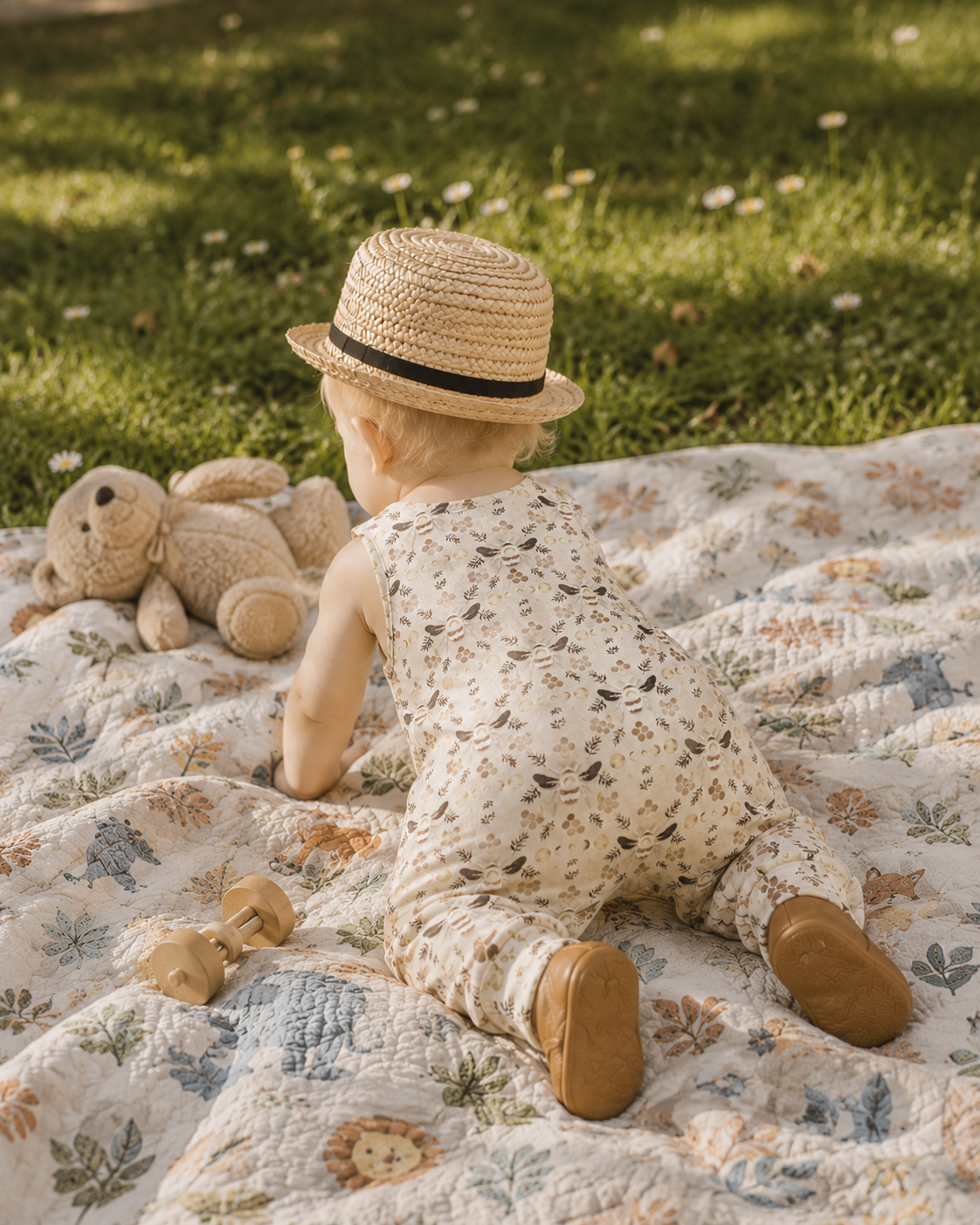 Golden Bee Romper