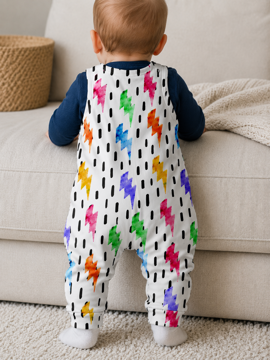 Watercolour Lightning Romper