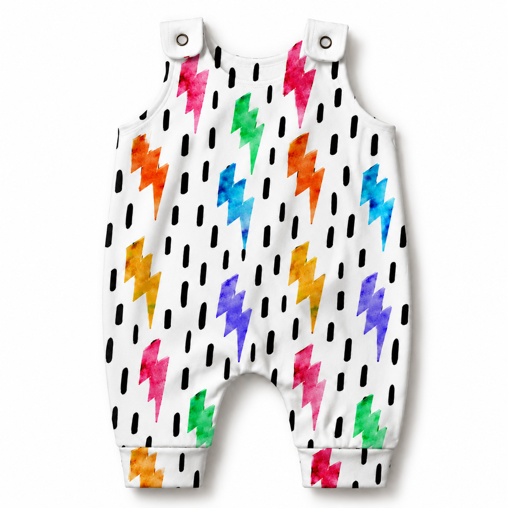 Watercolour Lightning Romper