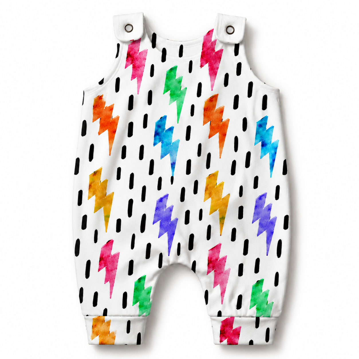 Watercolour Lightning Romper