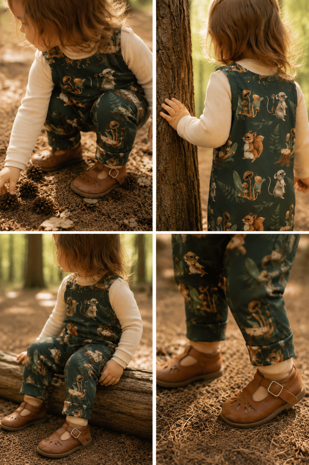 Squirrel and Mouse Romper