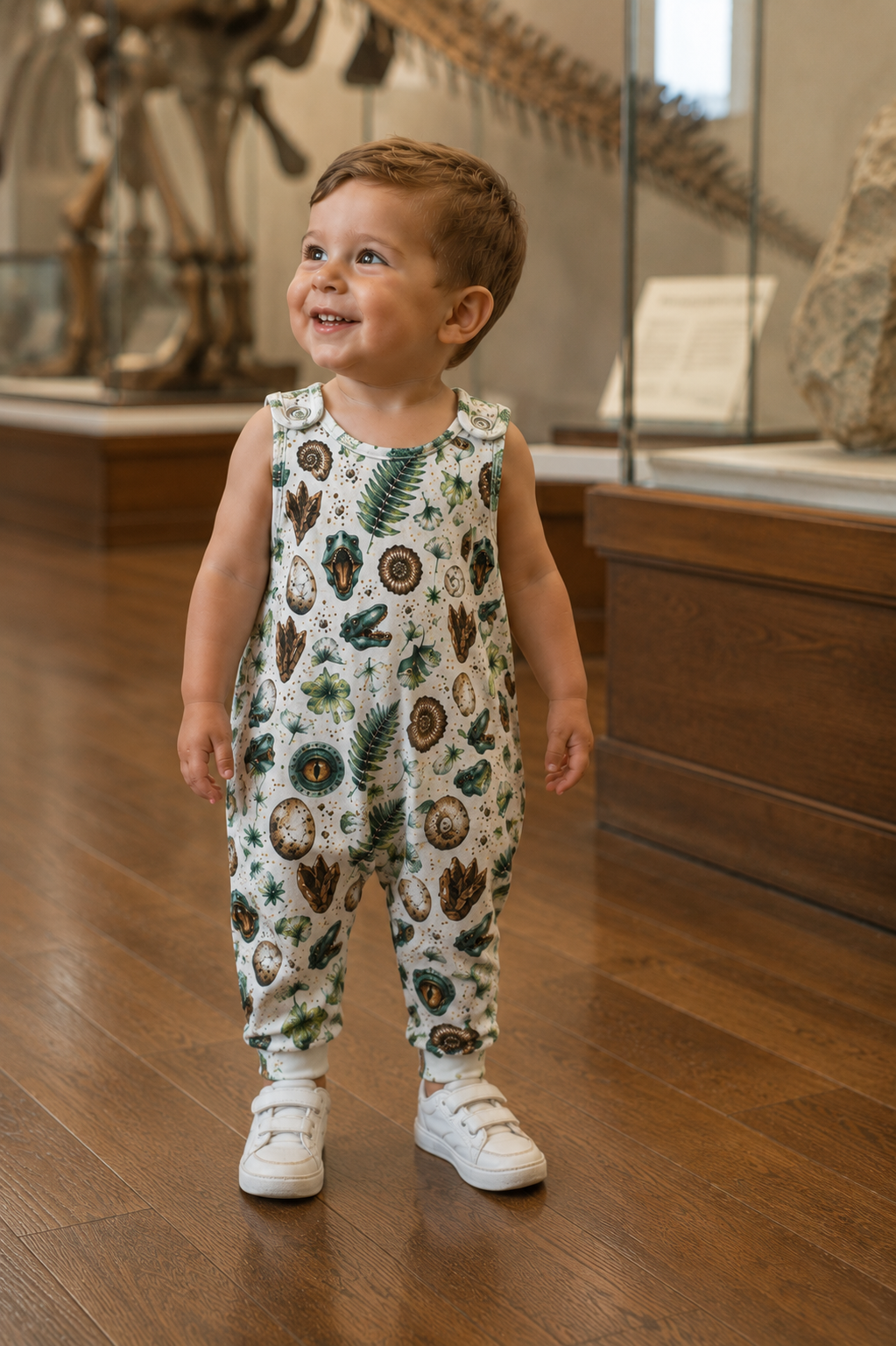 Dinosaur and Fossils Romper