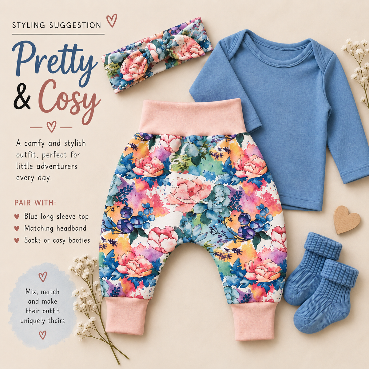 Flower Harem Pants