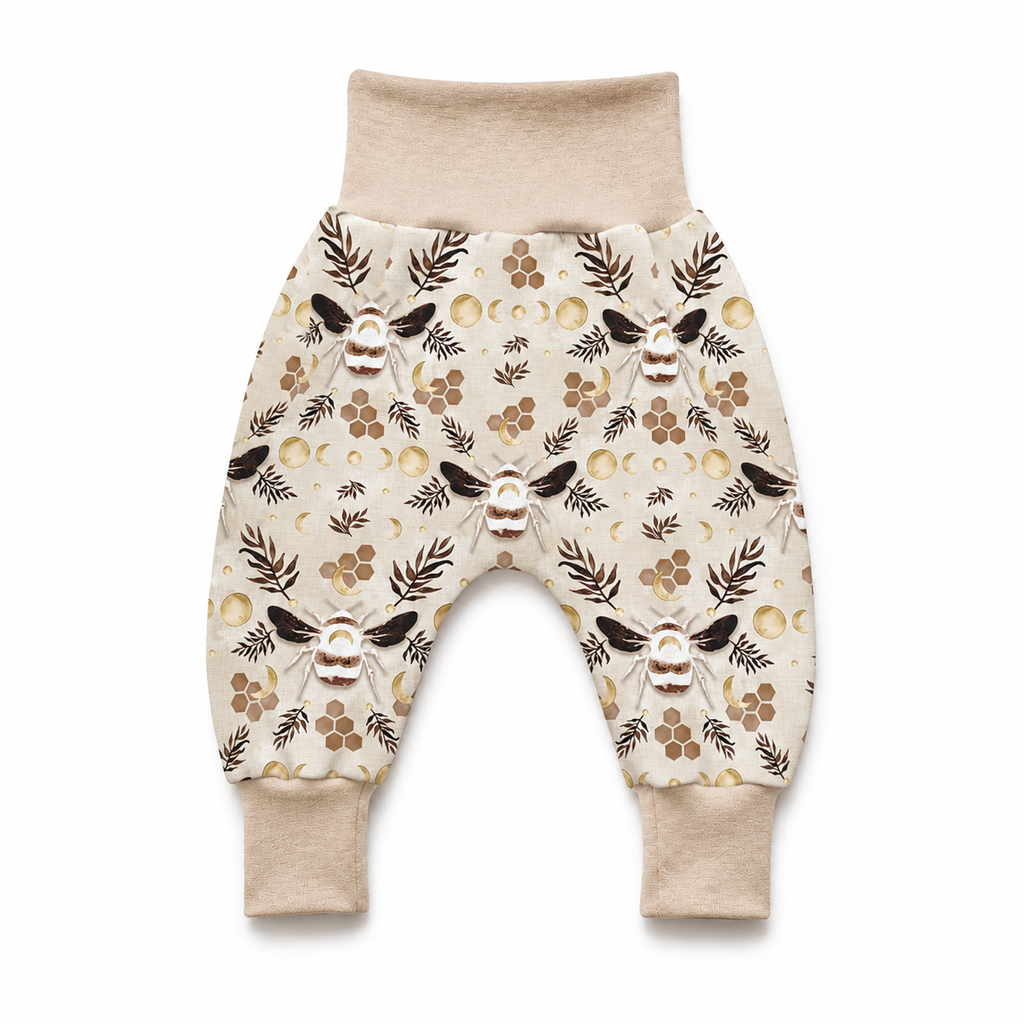 Golden Bee Harem Pants