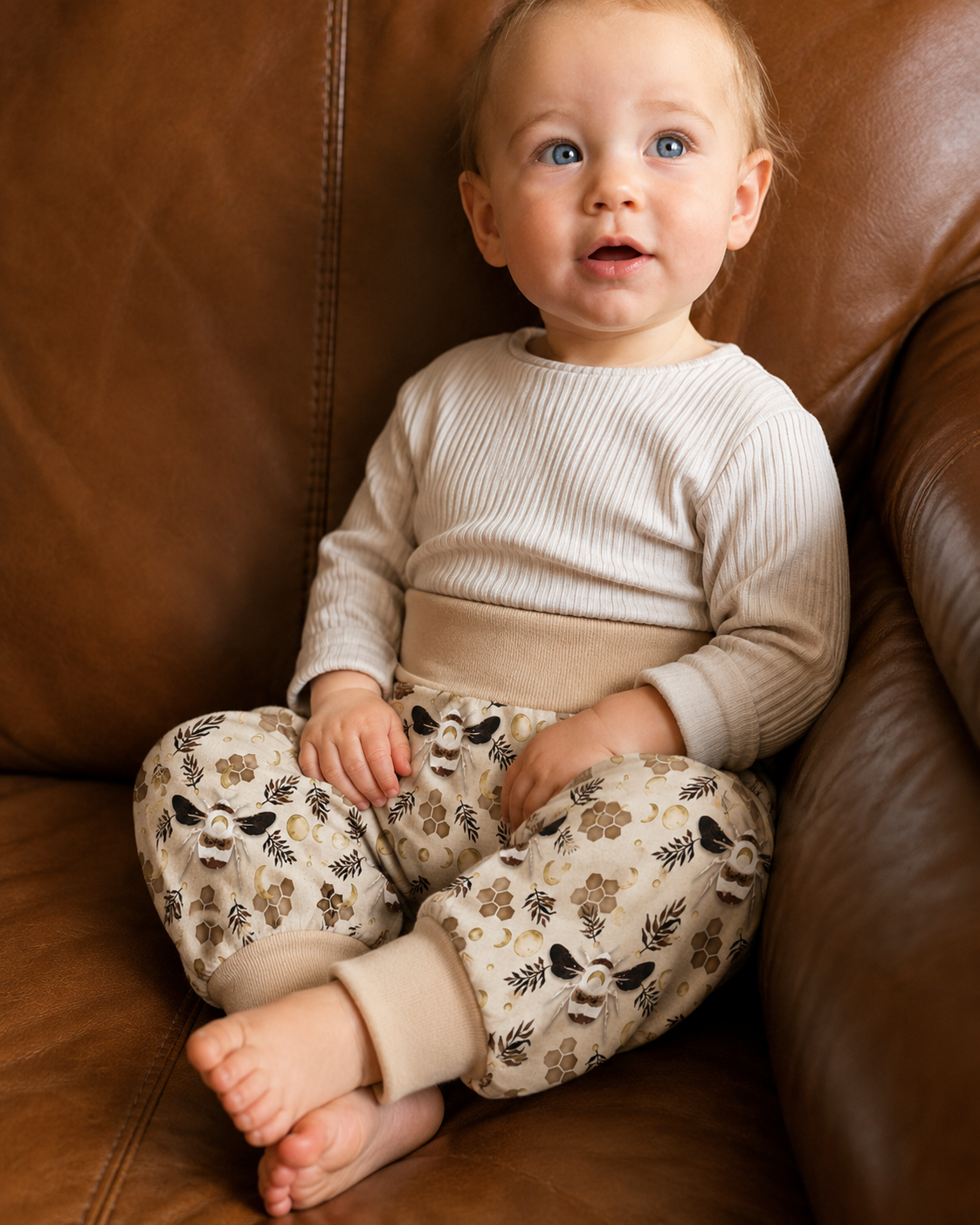 Golden Bee Harem Pants