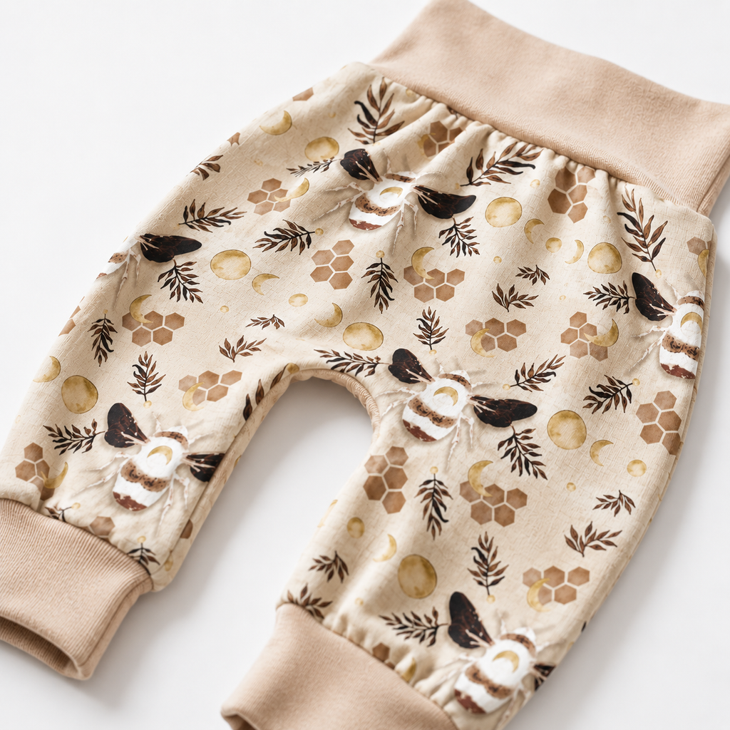Golden Bee Harem Pants
