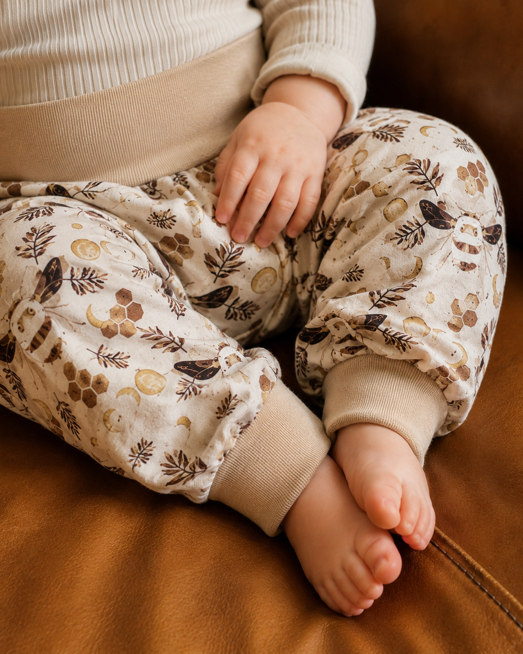 Golden Bee Harem Pants