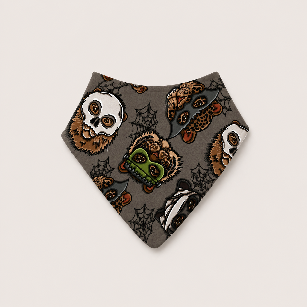 Halloween Animals Dribble Bib