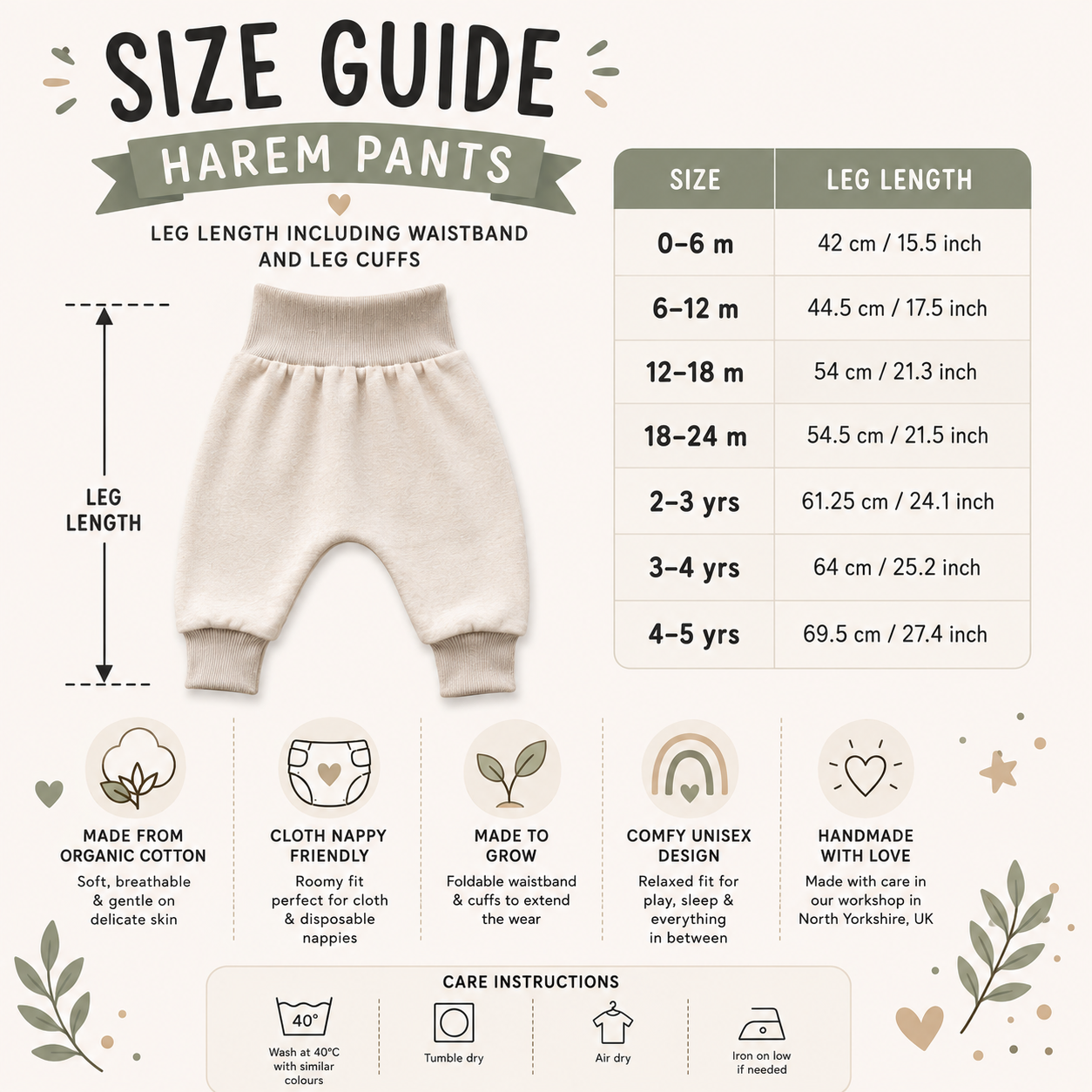 Golden Bee Harem Pants