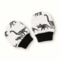 Mono Dinosaur Scratch Mittens (0-3 months only)