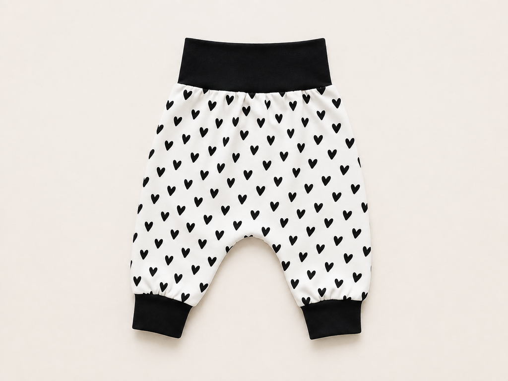 Mono Hearts Harem Pants