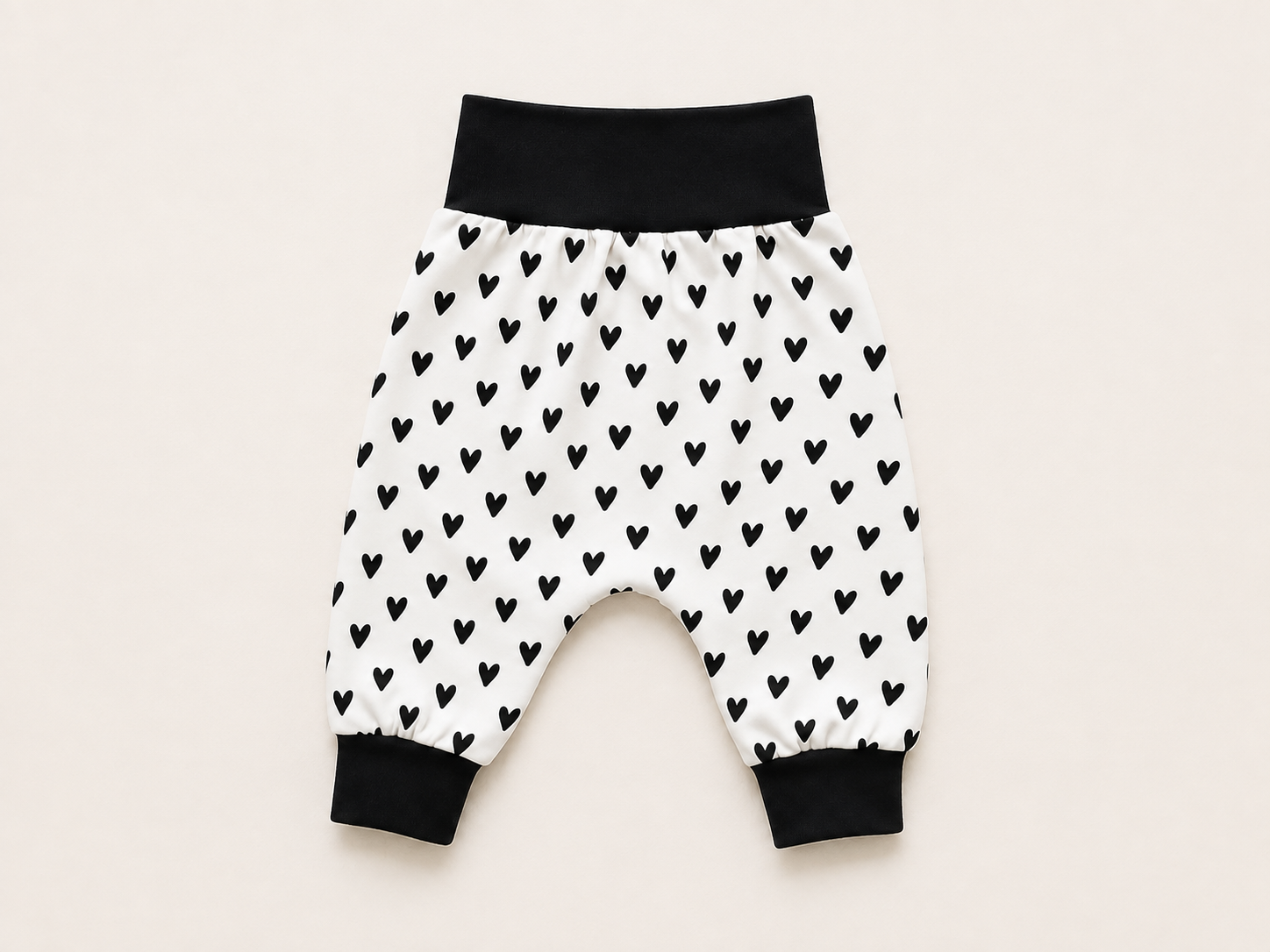 Mono Hearts Harem Pants