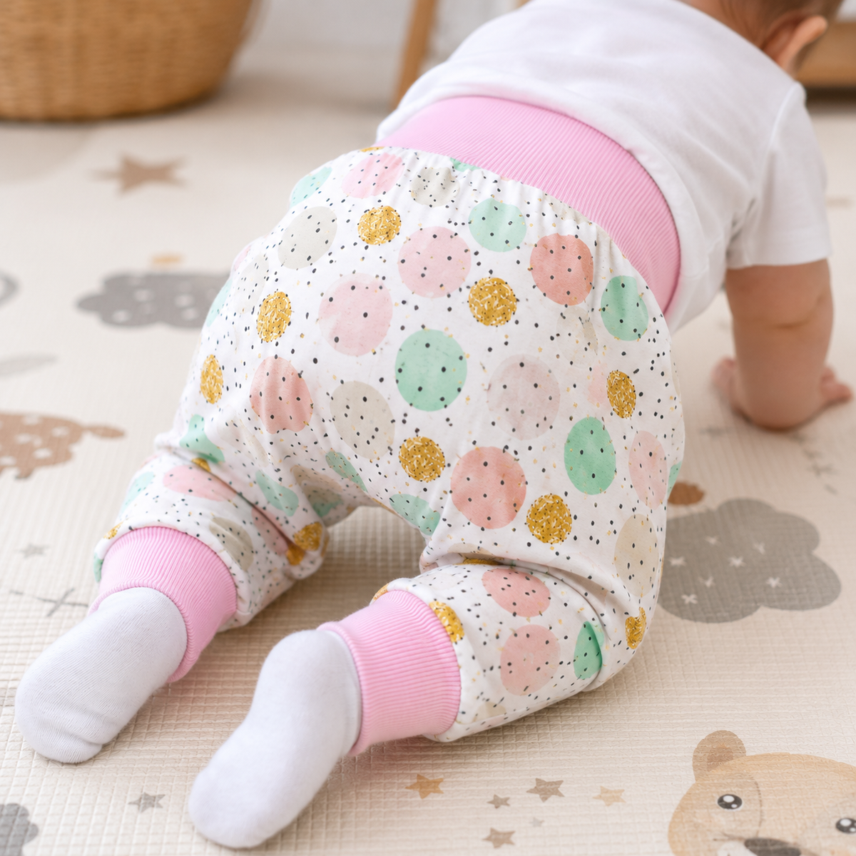 Pastel Dots Harem Pants