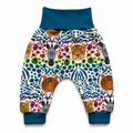 Rainbow Safari Harem Pants