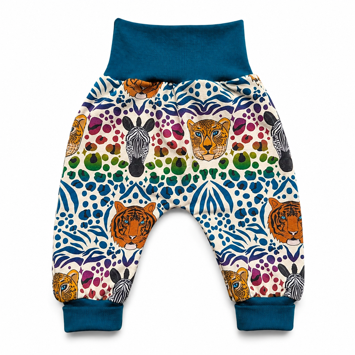 Rainbow Safari Harem Pants