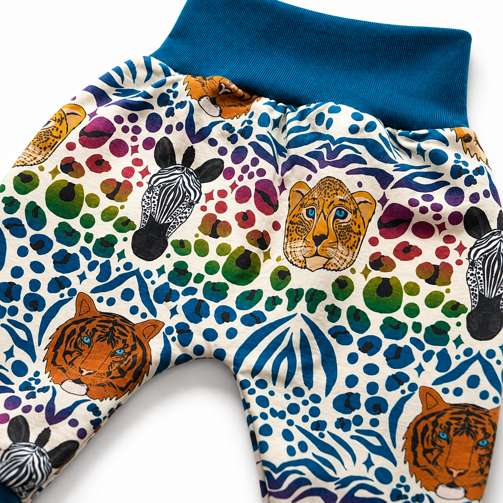 Rainbow Safari Harem Pants