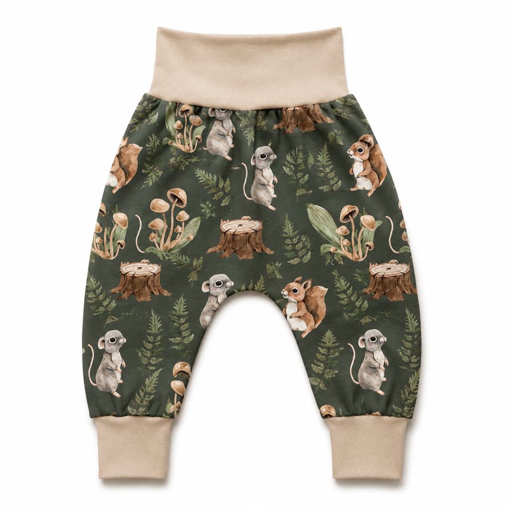 Squirrel and Mouse Harem Pants
