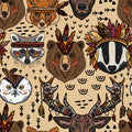Woodland Animal Harem Pants