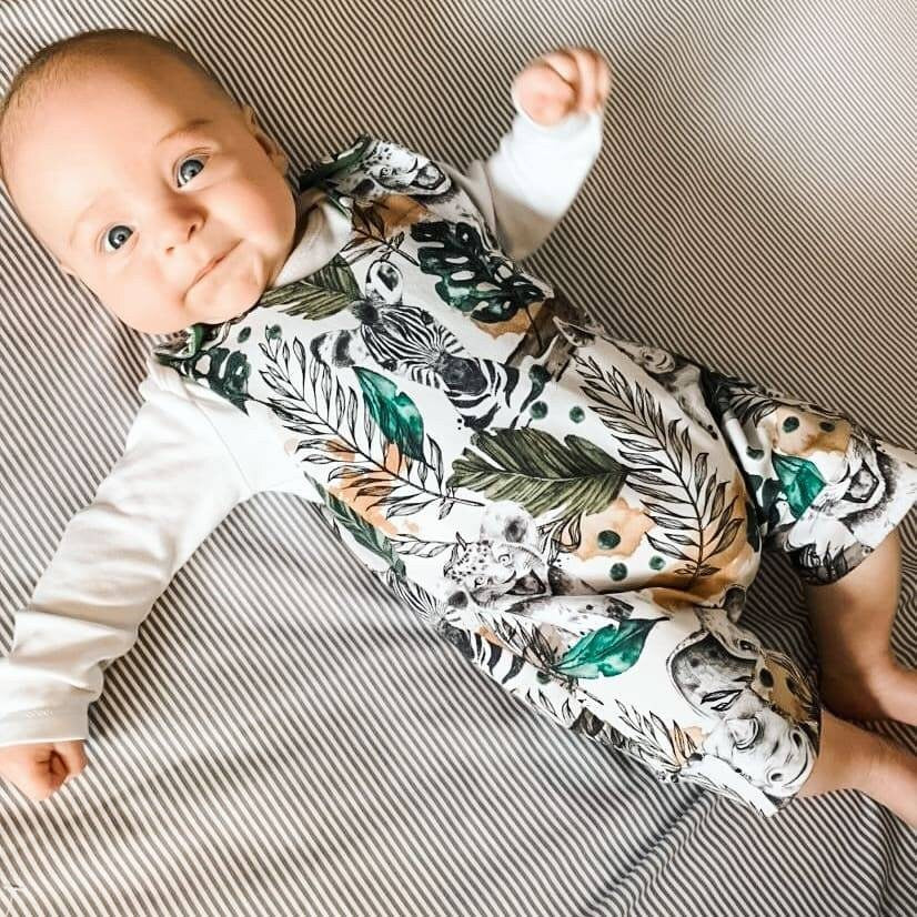 Safari Romper ***Pre-Sale: 2-3 weeks turnaround***