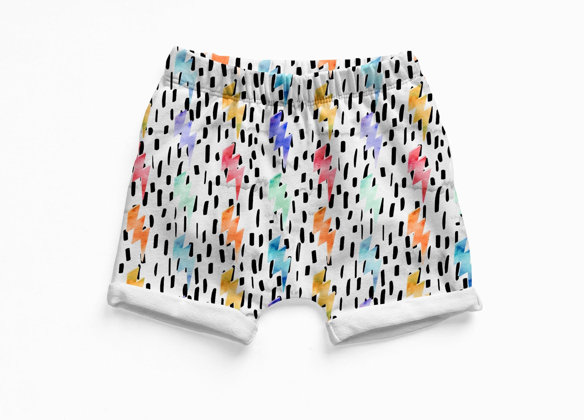Watercolour Lightning Shorts