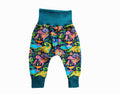 Rainbow Dino Harem Pants