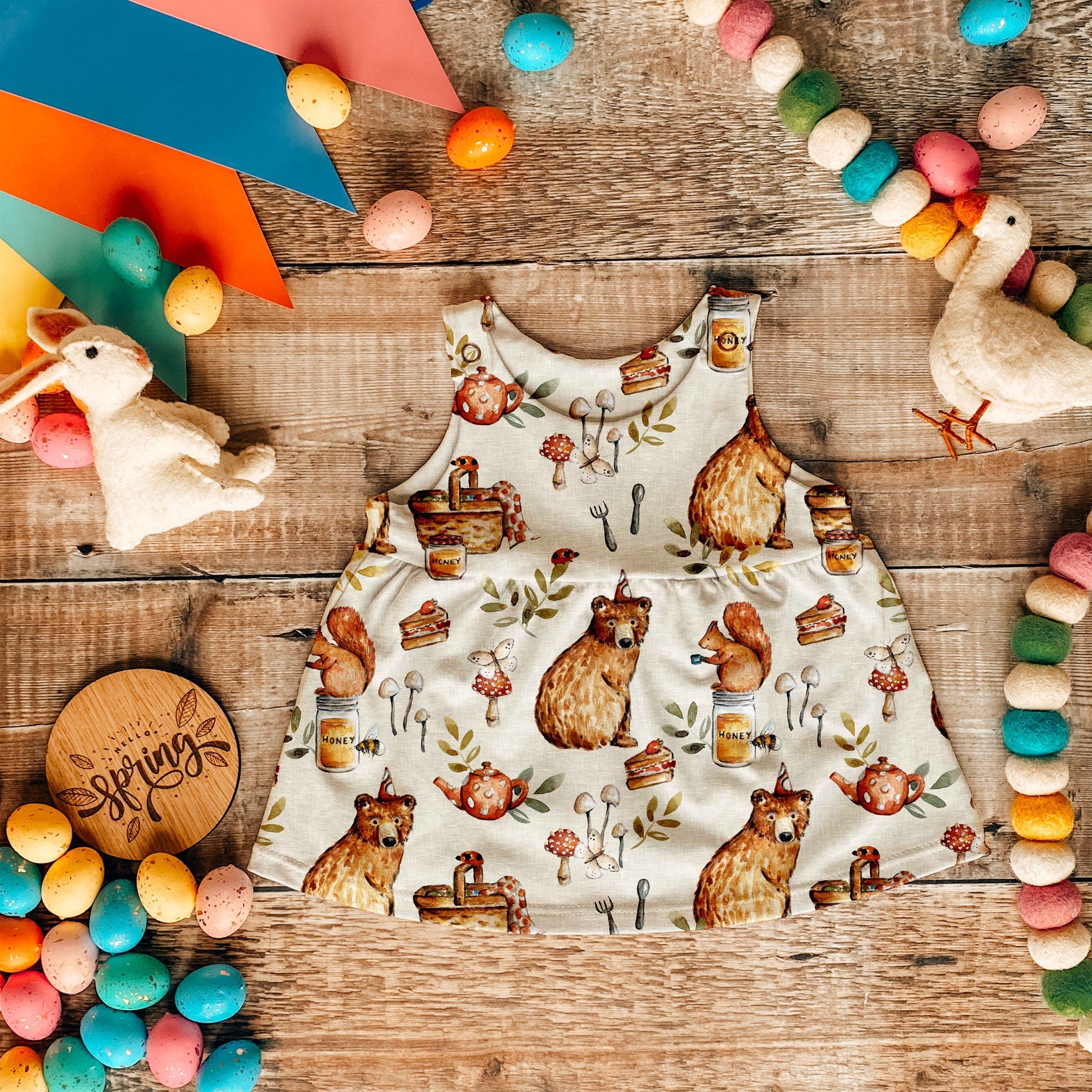 Bear Picnic Dress