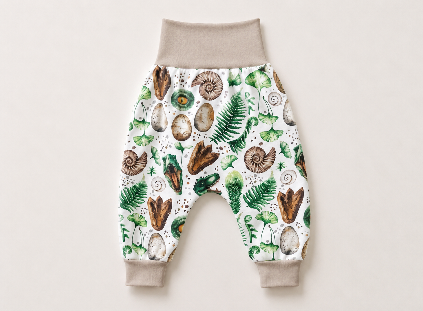 Dinosaur and Fossils Harem Pants