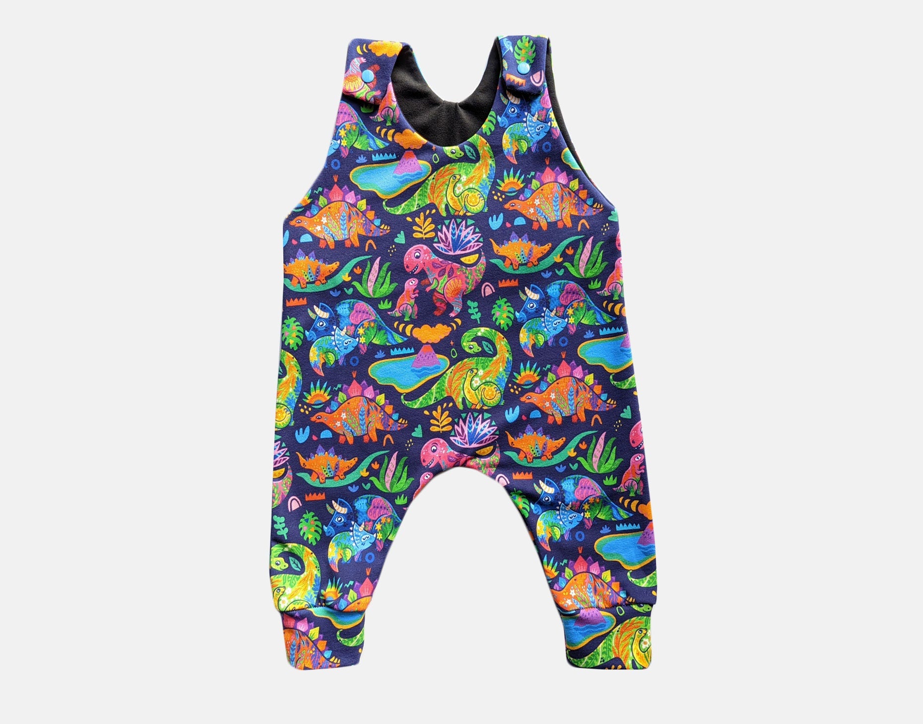 Rainbow Dinosaur Romper