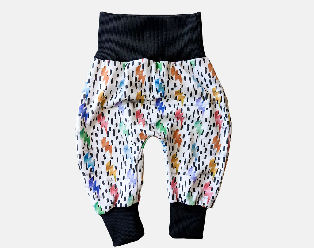 Watercolour Lightning Harem Pants