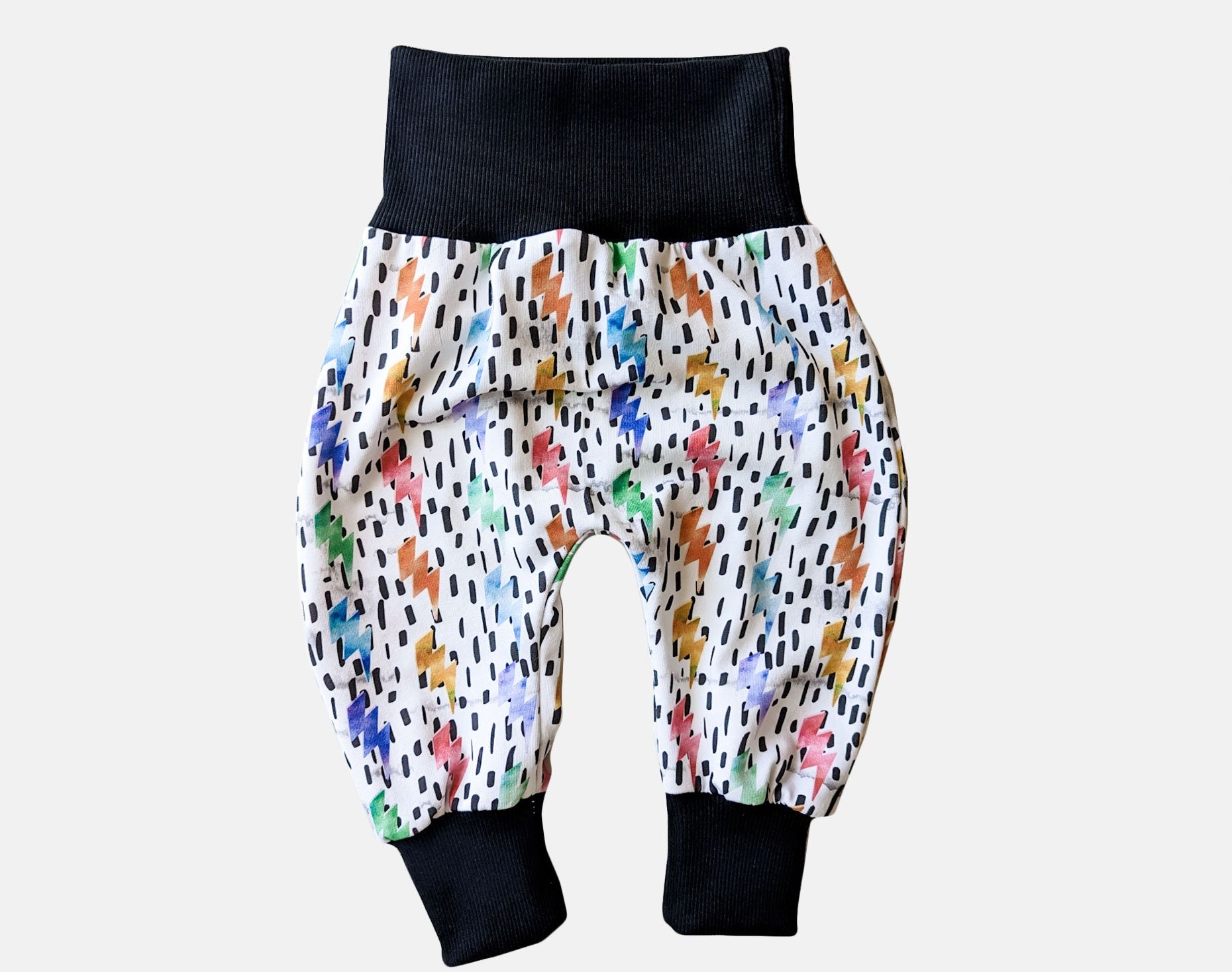 Watercolour Lightning Harem Pants