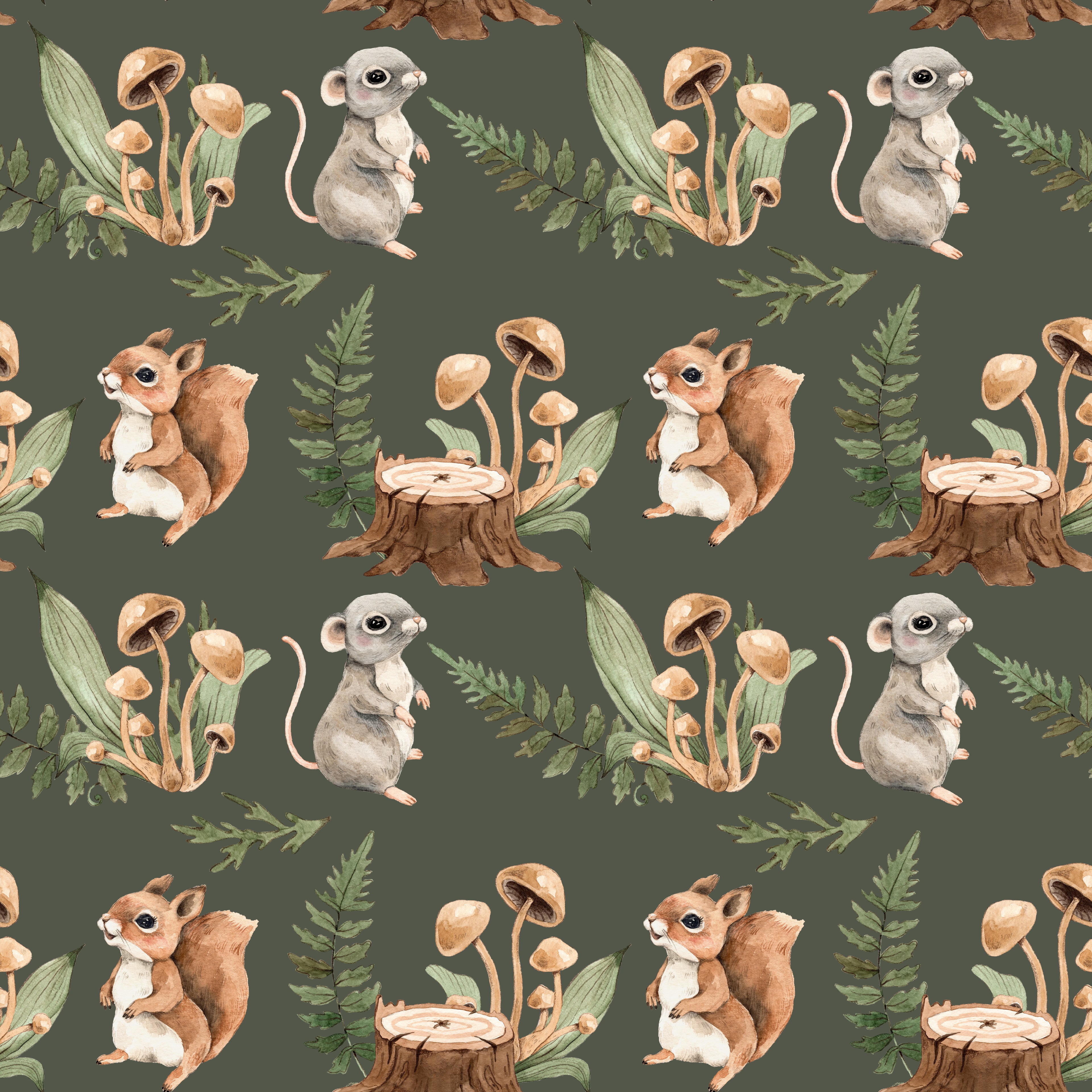 Squirrel and Mouse Romper