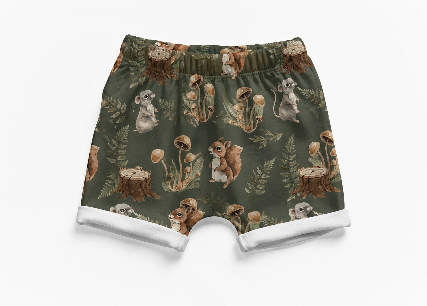 Squirrel and Mouse Shorts